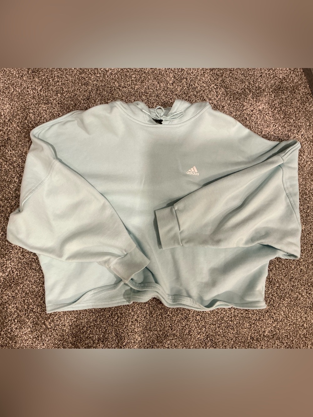 adidas Men’s Pale Blue Crewneck Sweatshirt